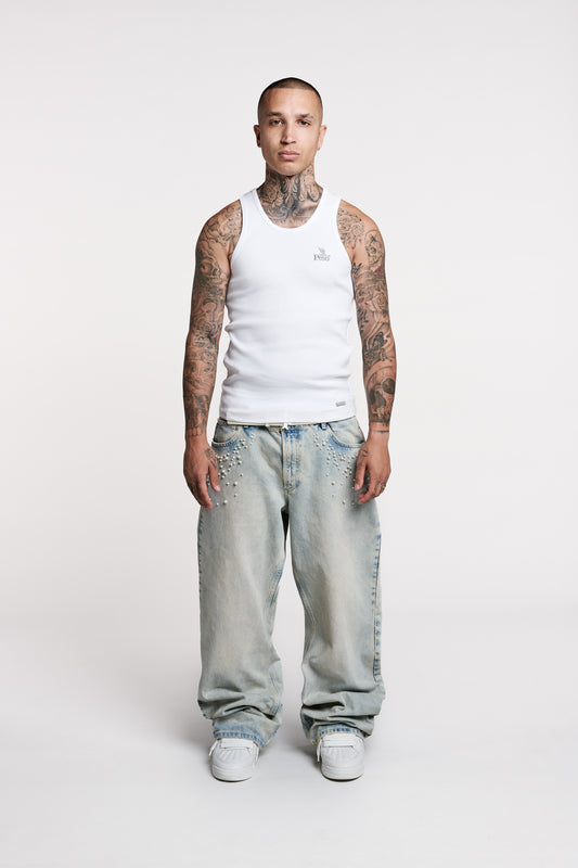Heavy Rib Tanktop White
