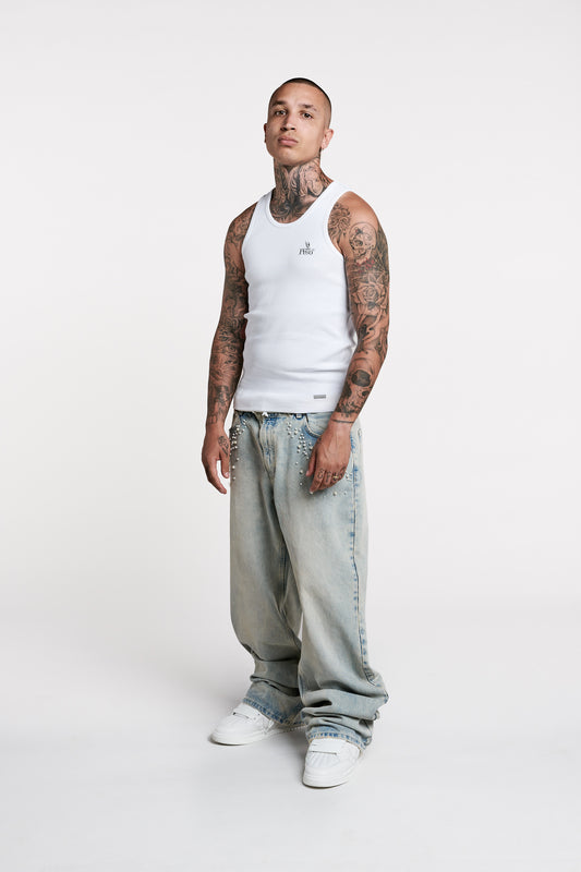 Heavy Rib Tanktop White