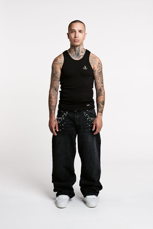 Heavy Rib Tanktop Black