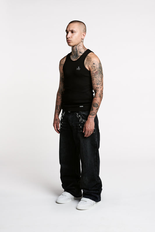 Heavy Rib Tanktop Black