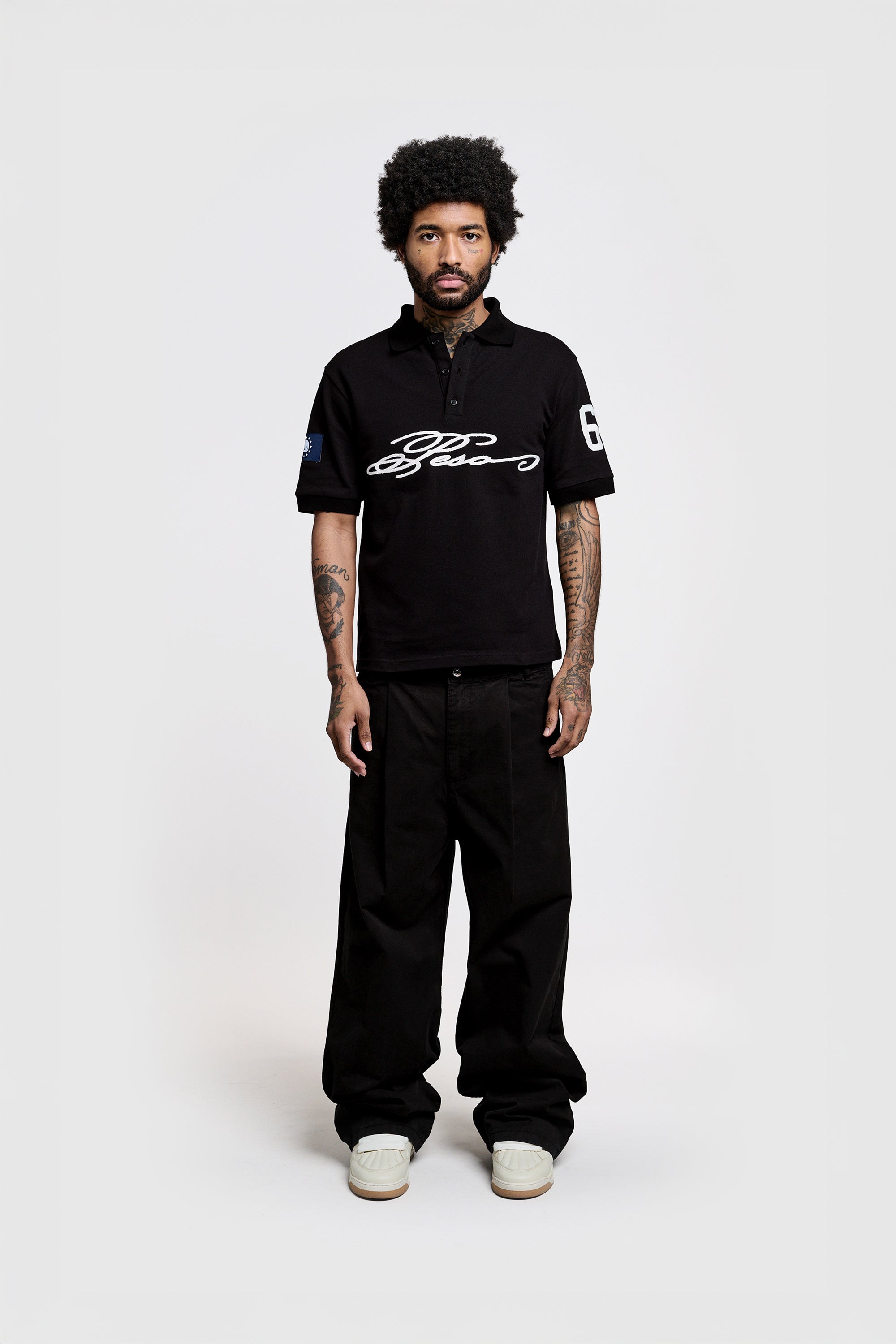 Peso Pleated Chino Black - Jetzt online kaufen – PESOCLO