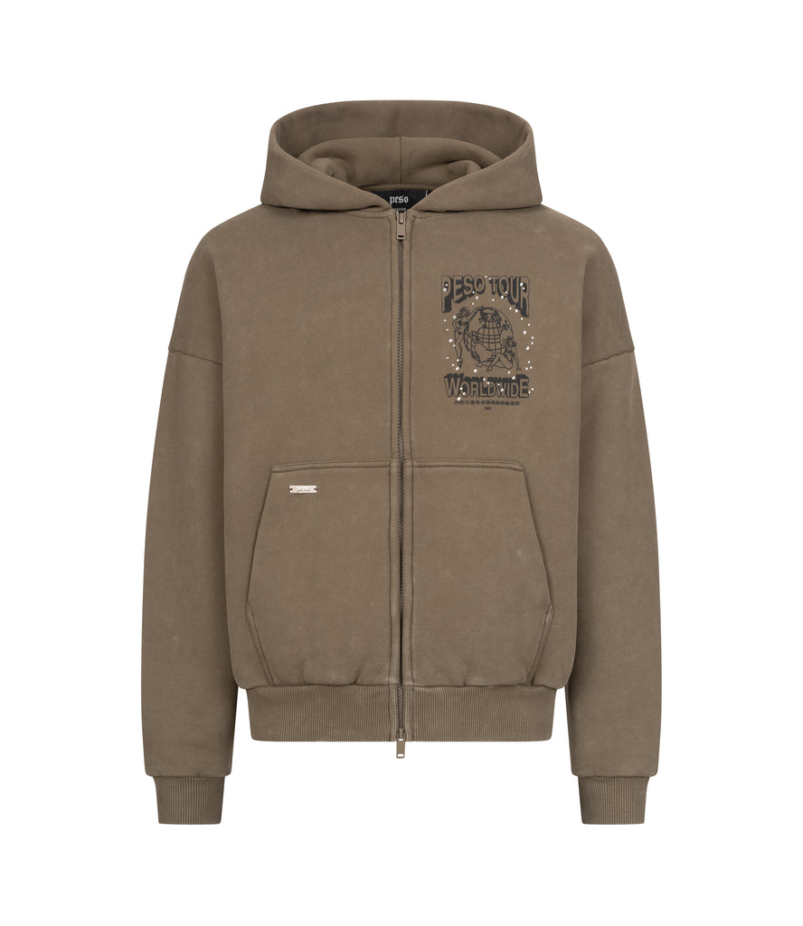 Rhinestone Tour Zip