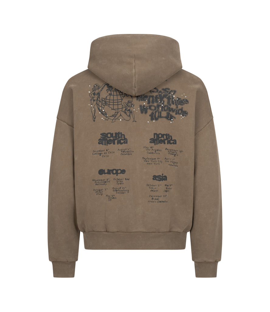 Rhinestone Tour Zip