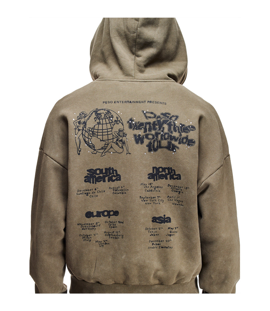 Rhinestone Tour Zip