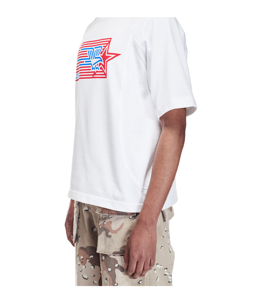 Star Tee with Rib Panel