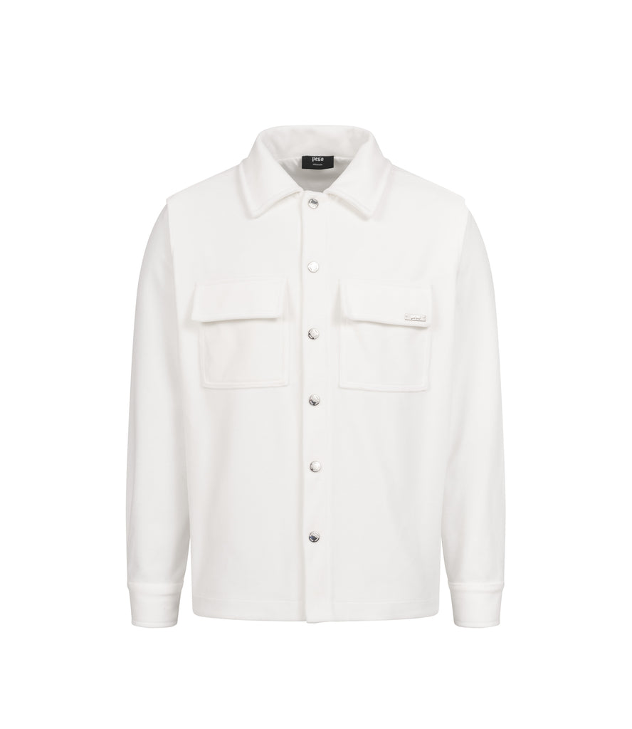 Velvet overshirt