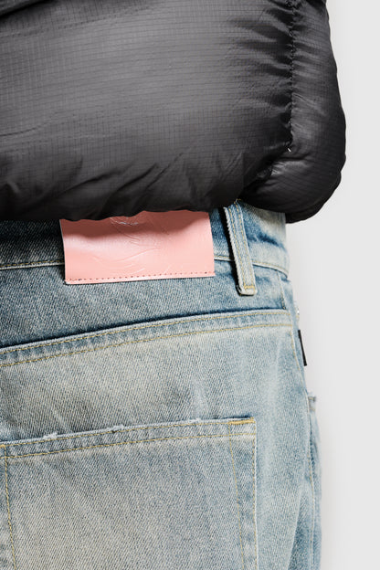Distressed denim