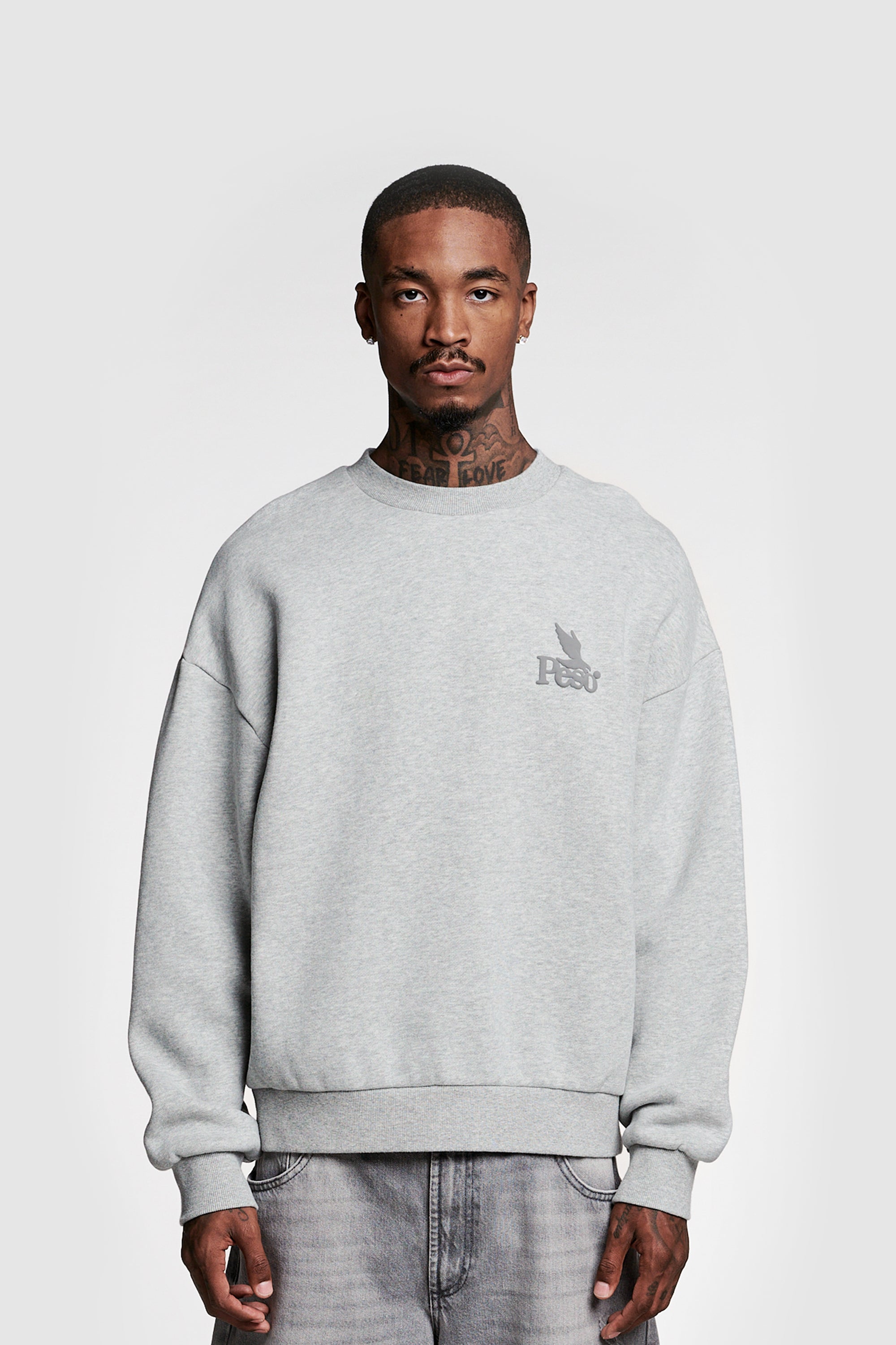 Peso RAWS Sweater Heather Grey – Jetzt online kaufen – PESOCLO