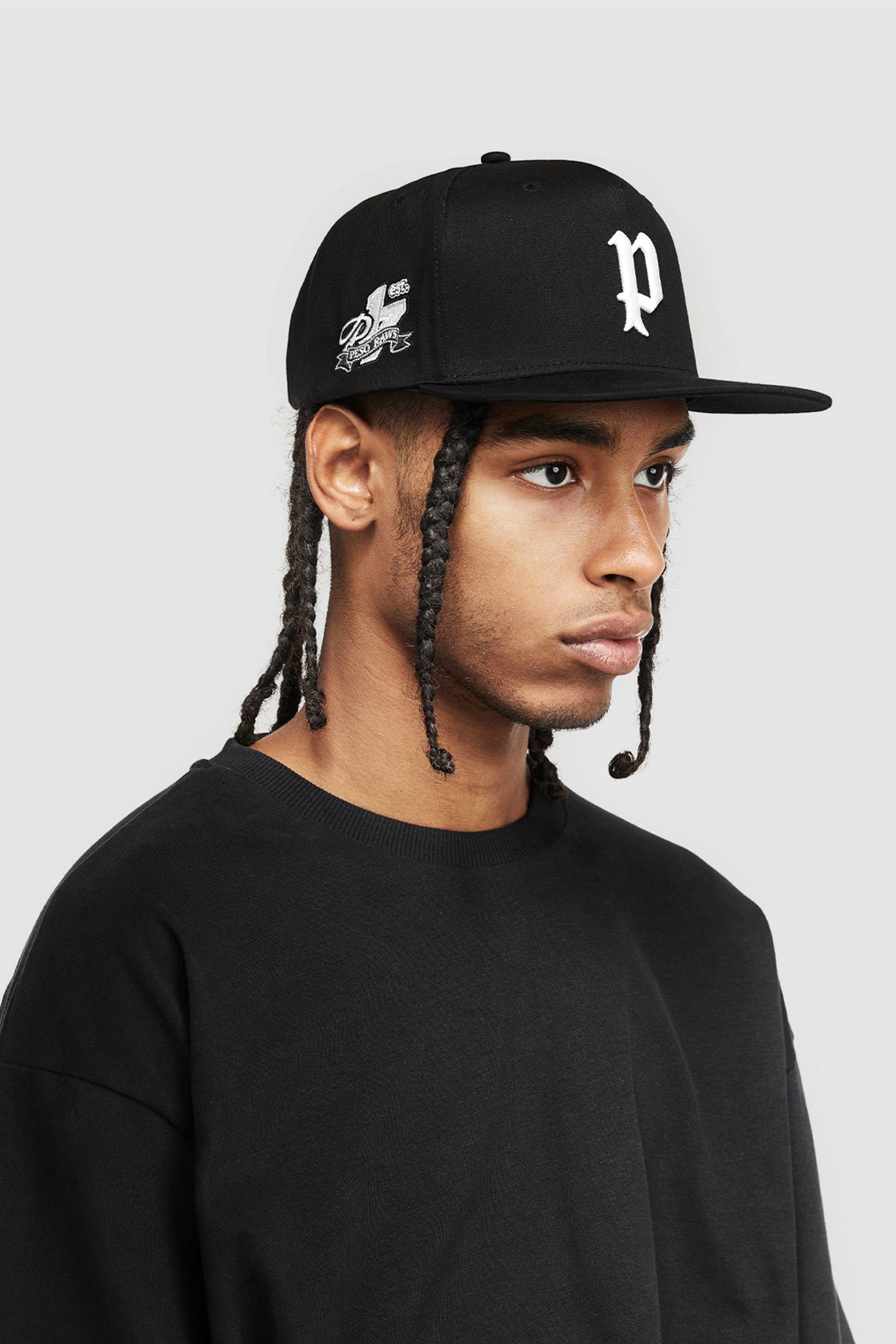 Black baseball cap on sale