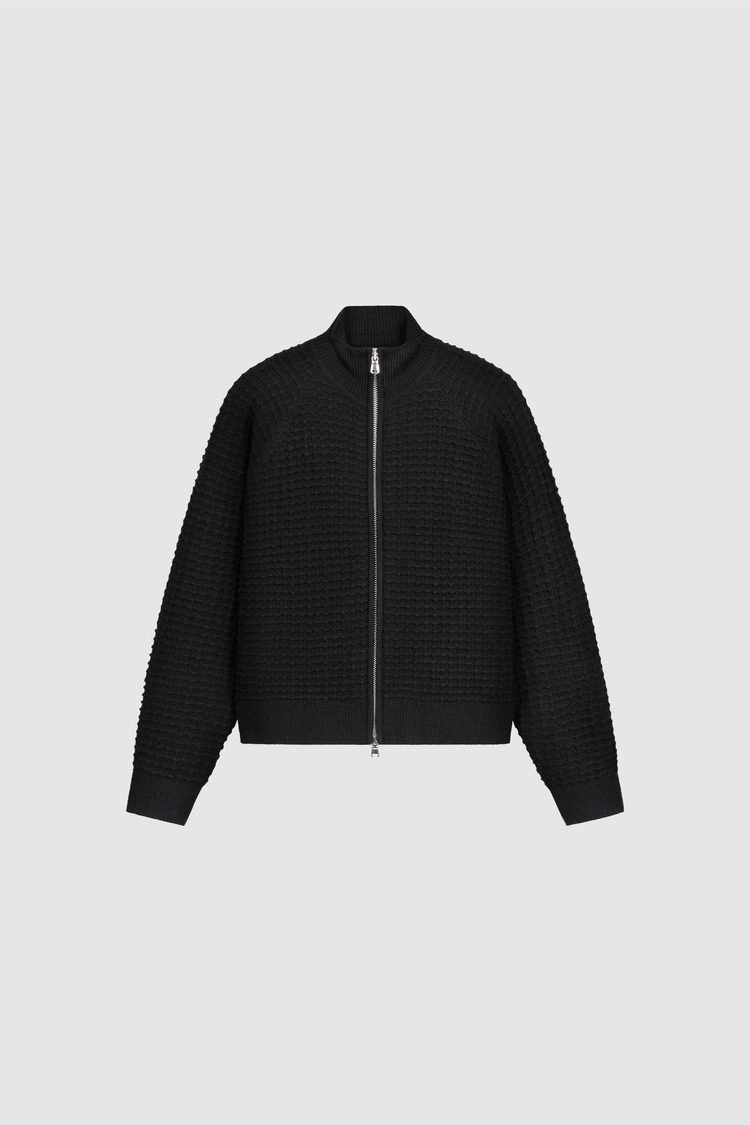 Waffle Knit Jacket