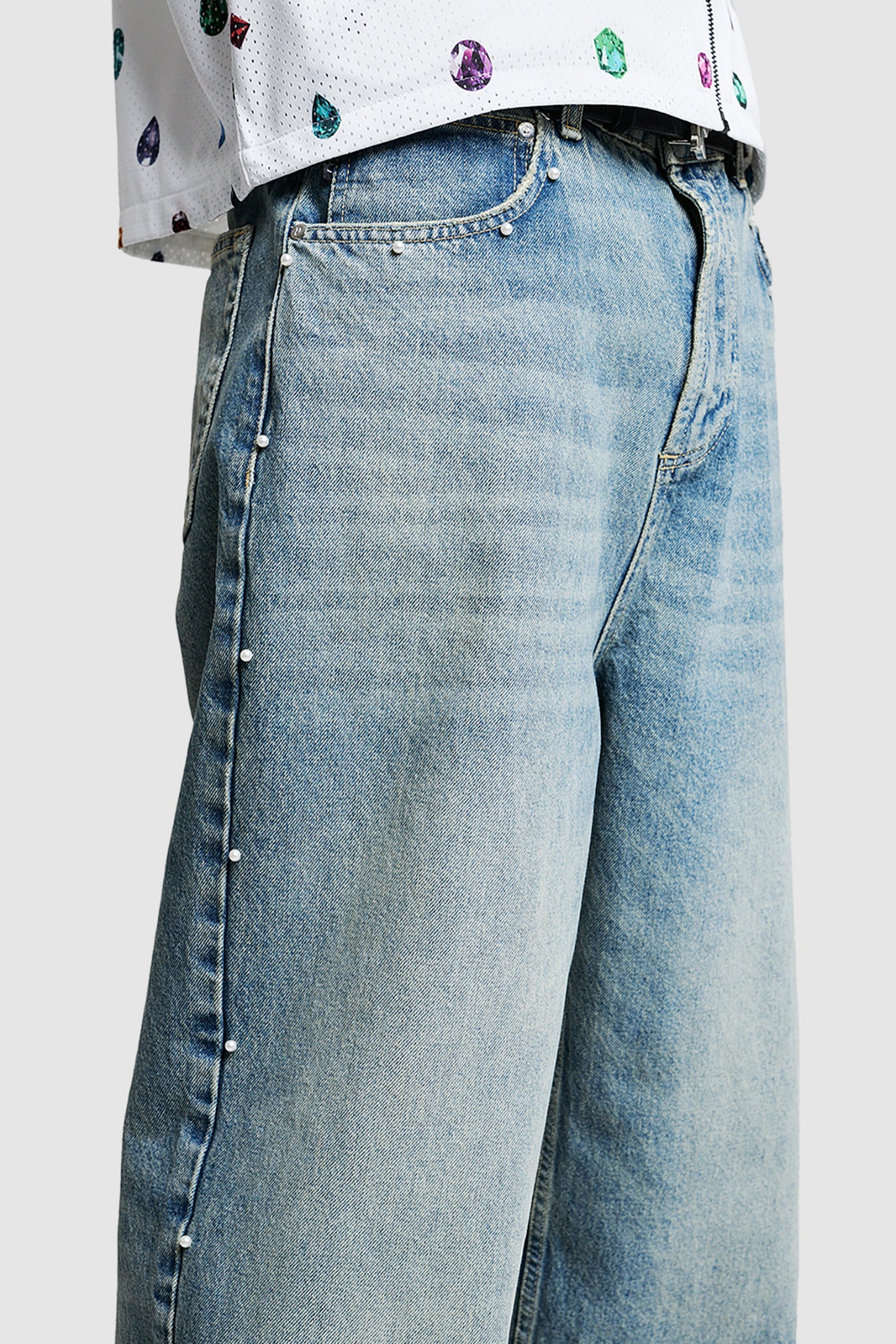 Baggy Pearl Denim