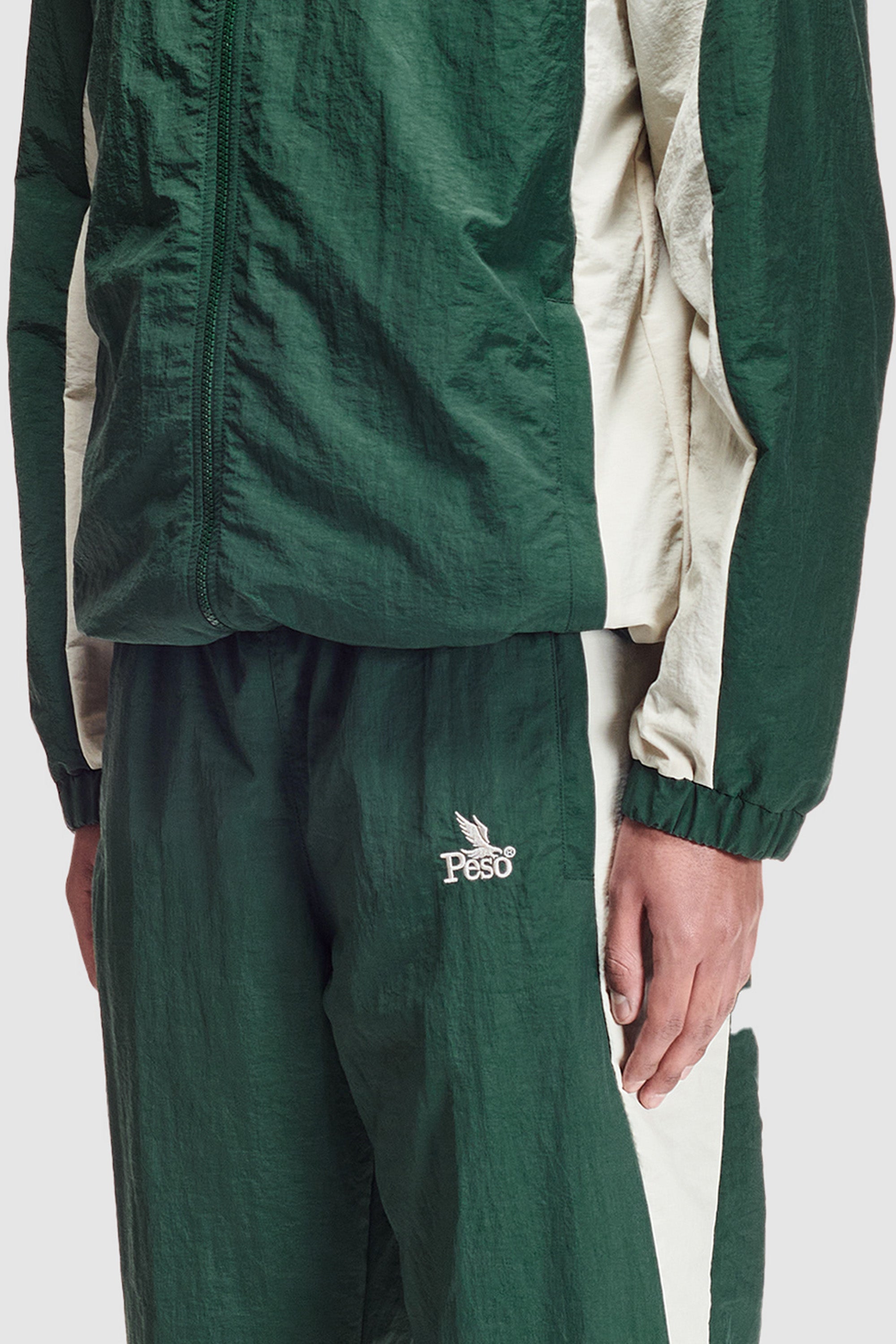 Peso Double Layer Track Pants Hunter Green Jetzt online kaufen PESOCLO