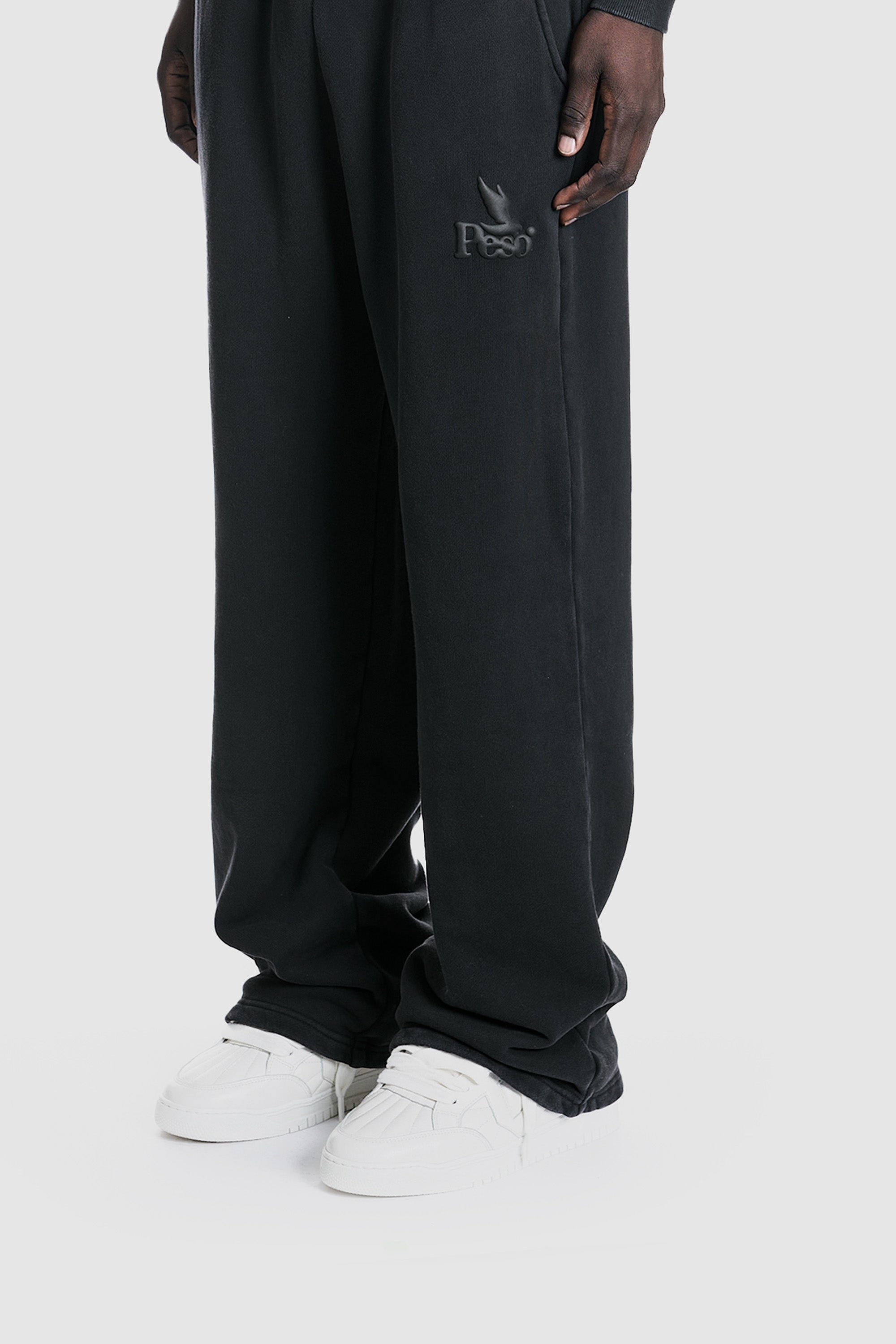 Peso RAWS Open Leg Jogger Washed Black Jetzt online kaufen PESOCLO