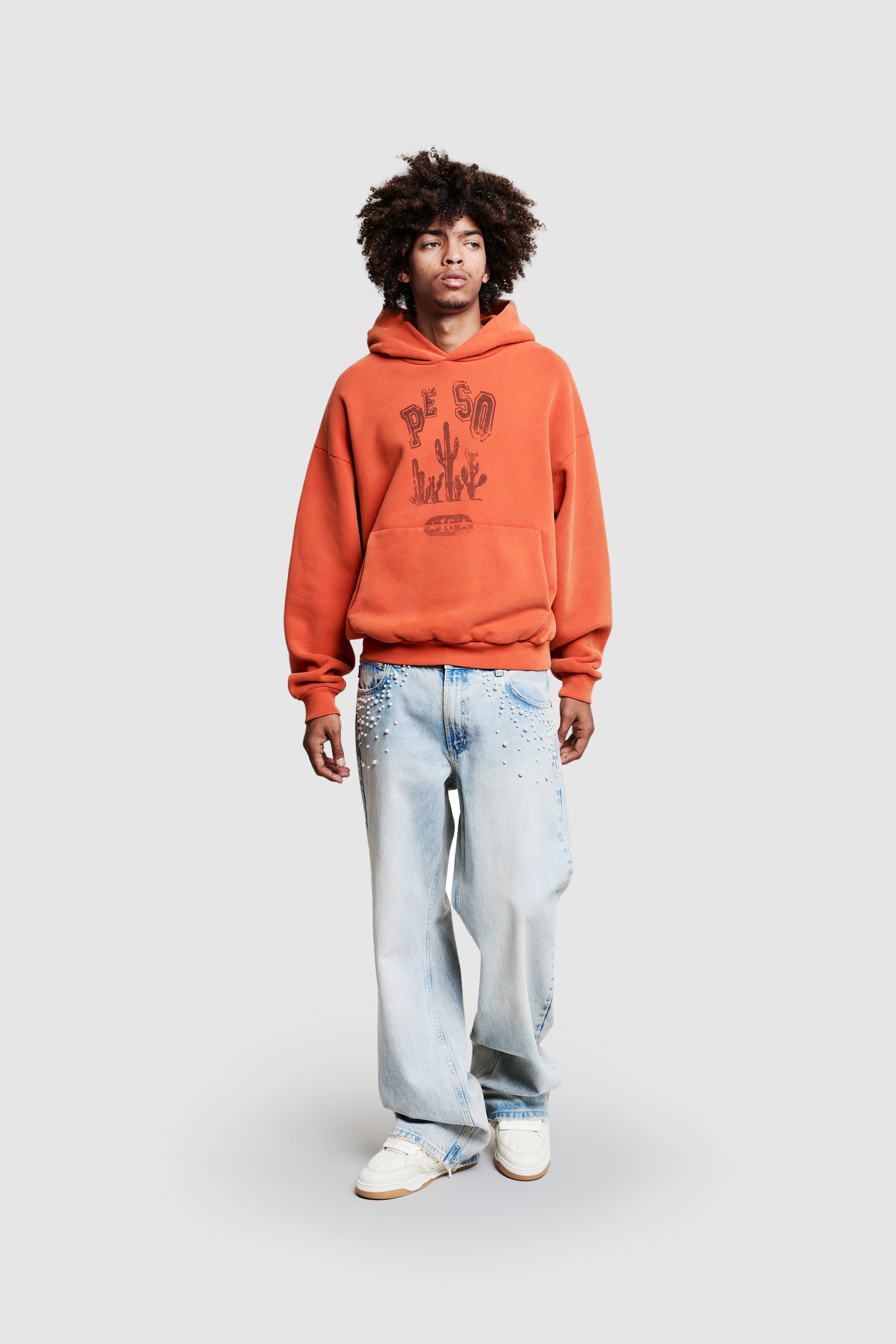 Peso Cactus Hoodie Red – Jetzt online kaufen XL / Red
